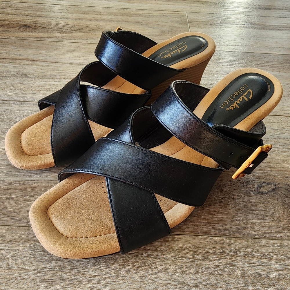Clarks Women's Black Sandals